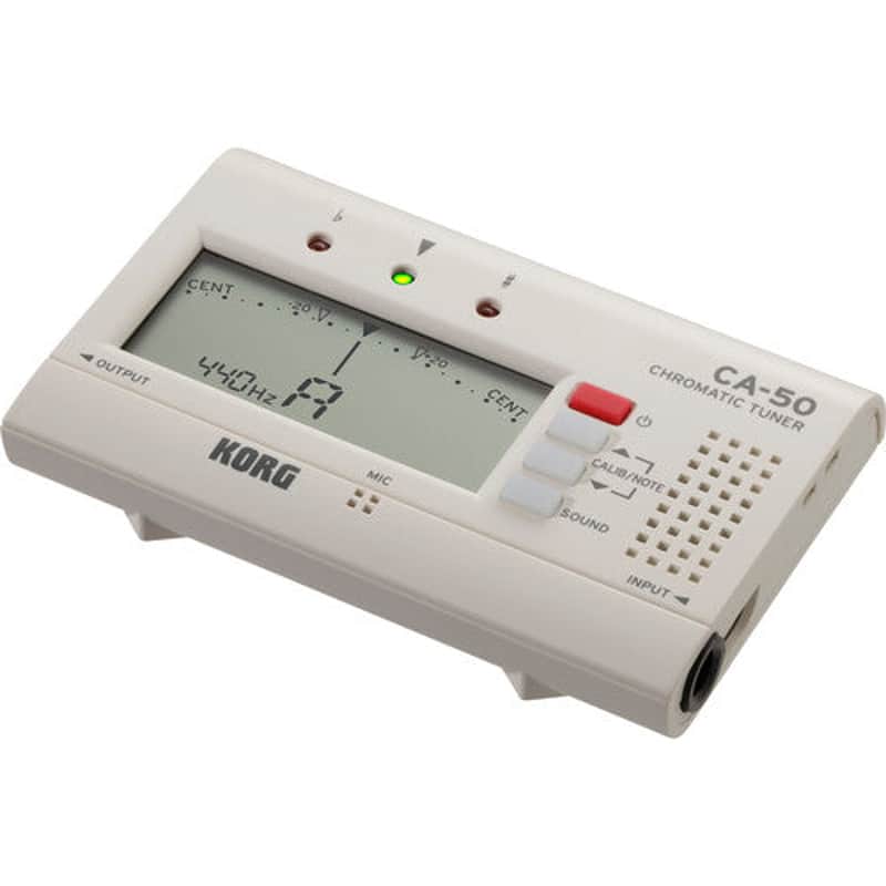 Korg CA50 Chromatic Tuner - White image 1