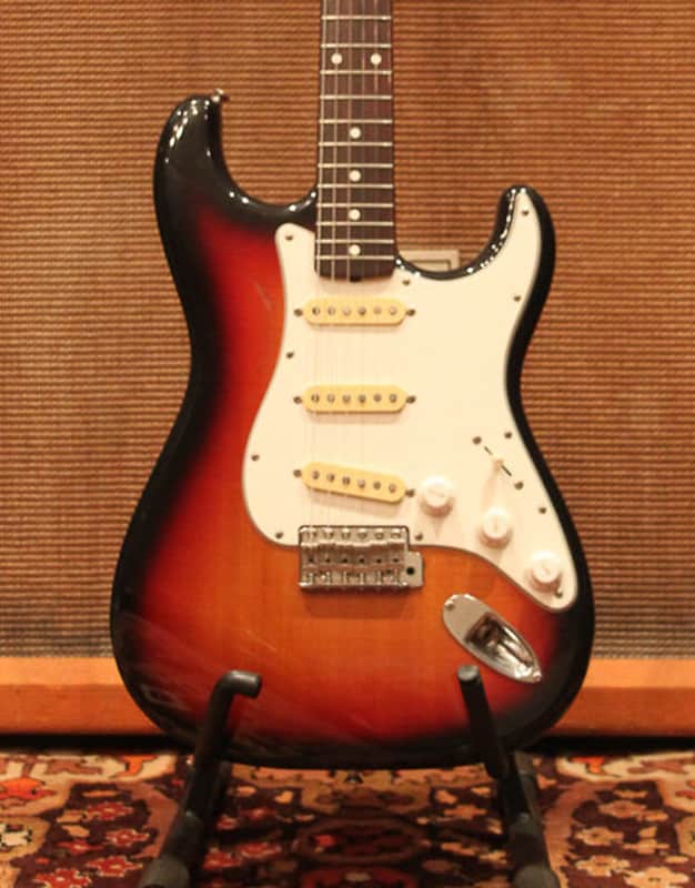 Vintage 1982 Squier by Fender JV Sunburst 62 RI Japan MIJ | Reverb