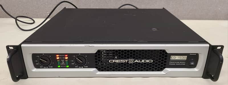 Crest Audio CFA-CD1500 AB Power Amplifier Tested image 1
