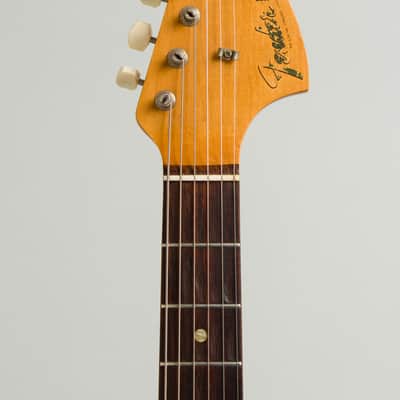 Fender Mustang Solid Body Electric Guitar (1966), ser. #179277, original grey hard shell case. image 5