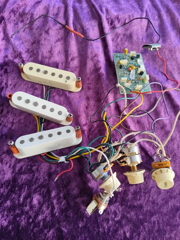 Fender Eric Clapton Stratocaster complete electronics: Pickups & Preamp * Great upgrade for your strat! * image 1