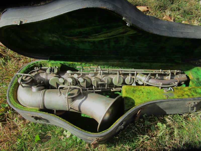 York Alto Saxophone, 1920's, Original Case, Needs Overhaul image 1