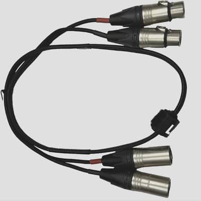 LASE 3 Ft Dual Mike Cable W/ NEUTRIK NC3MXX 3-Pin XLR Male to NC3FXXX Female image 5