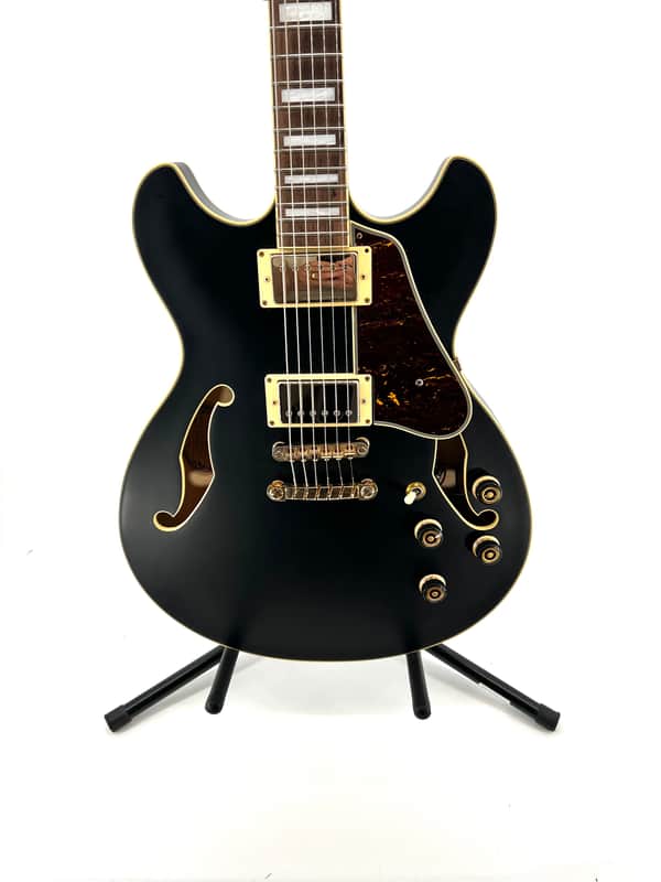 Ibanez Artcore Series AS73GBKF Semi Hollow - Flat Black Finish image 1