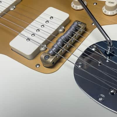 Bensonite J Mascis (AOM, TOM) Mod - Jazzmaster Bridge - Nickel Plated Brass image 11