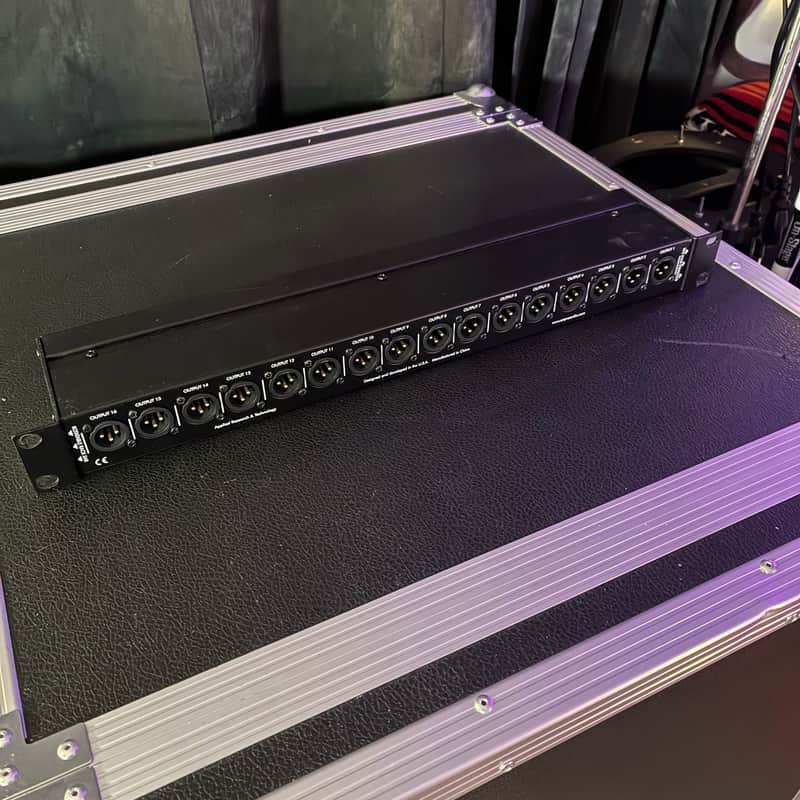 ART P16 Rackmount 16-Channel Balanced XLR Patchbay 2015 - Present - Black image 1