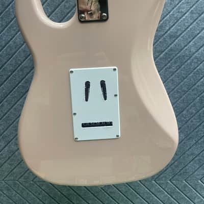 Harley Benton ST-62CC "Stink-182" SkunkWerx Inc. In-USA Fret Dress USA Stock Fast Ship Tom Delonge Blink UFO Dragonfire Shell Pink image 9
