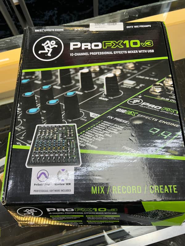 Mackie ProFX10v3 10-Channel Effects Mixer 2020 - Present - Dark Gray image 1