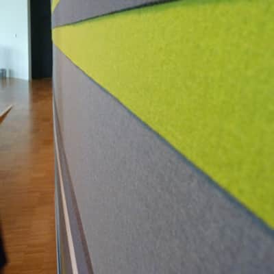 PET Felt Acoustic Panels - 24" x 24", Recycled, NRC 0.88 (48 sq ft Carton) Bild 2