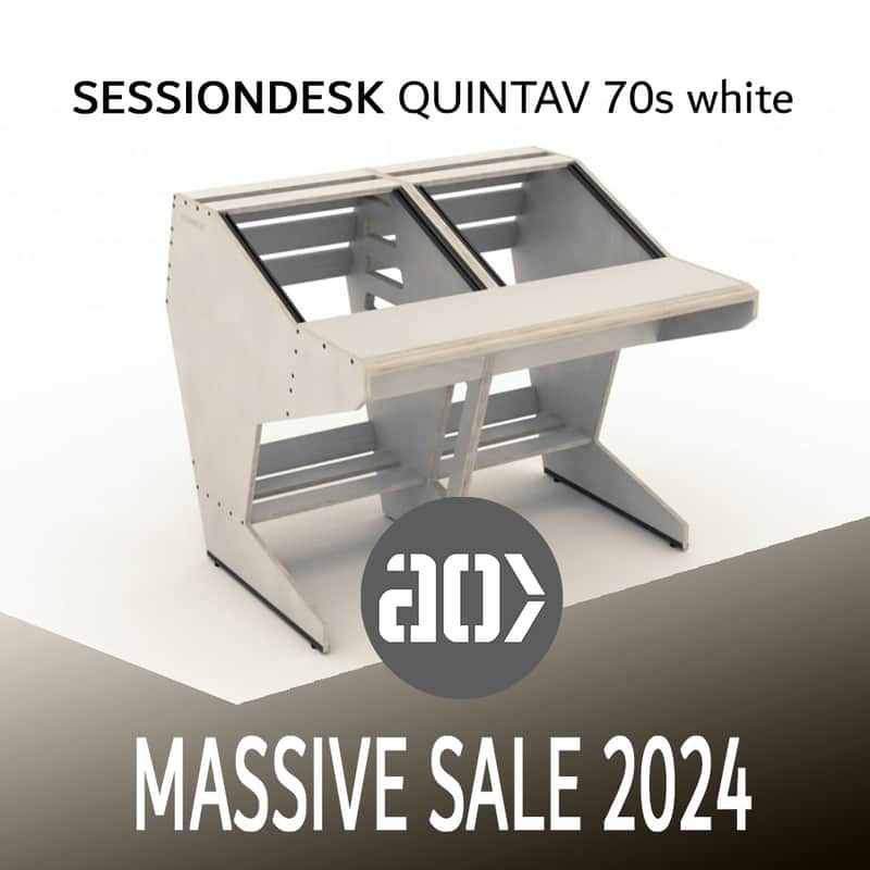 Sessiondesk QUINTAV 70s white (Studiotisch) Neu, A-Stock, OV, (UVP: 1190€) image 1