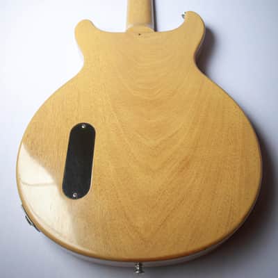 Gibson Custom Shop Les Paul Junior Double Cut (DC) 2007 - T.V. Yellow / Split-Pea Soup image 13