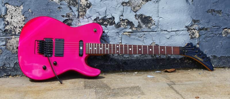 Barrington ESP BRG 872 1988 Hot Pink.  RARE & Collectible.  Barrington, IL. USA MIJ image 1
