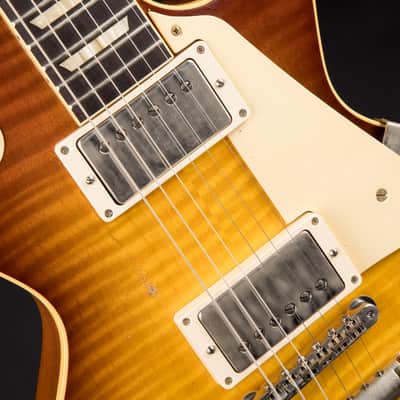 2021 - Gibson Custom Shop Made 2 Measure Murphy Lab '59 Les Paul Standard Murphy Painted Ultra Heavy Aged Royal Tea Burst image 14