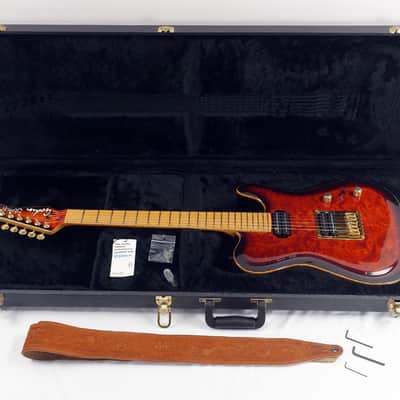 1995 Godin Artisan TC Quilt Top Sunburst with Hardshell Case image 9