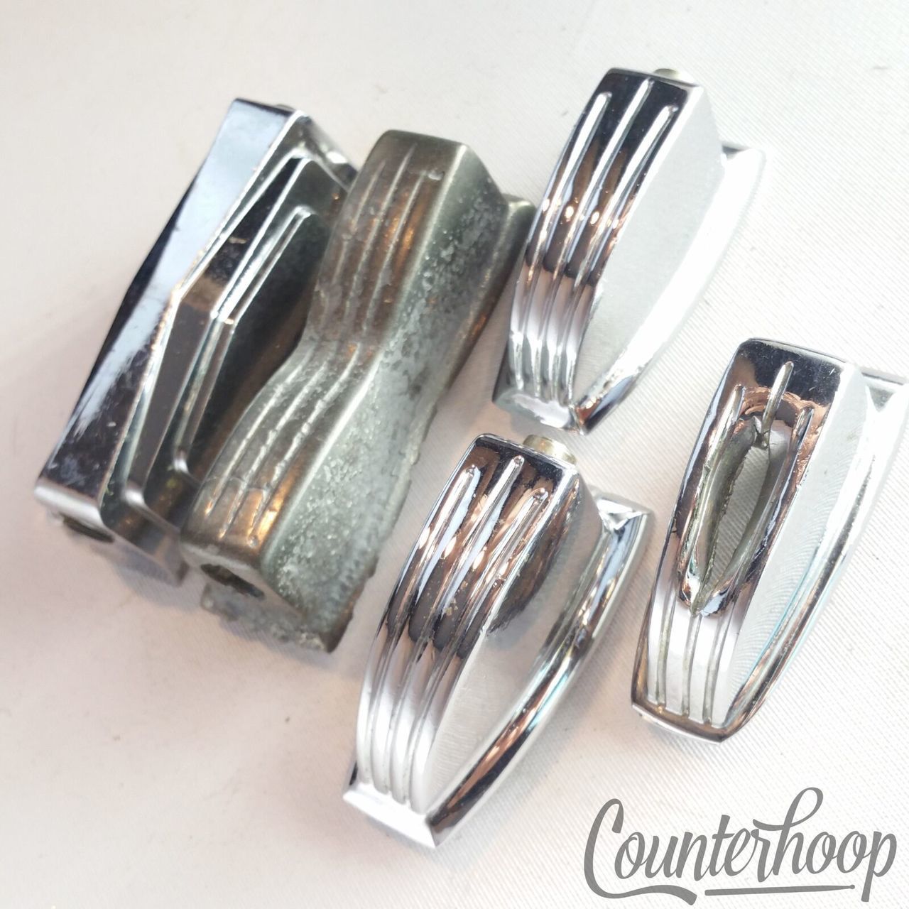 Ludwig 5x Lugs Parts Lot Snare/Tom Drum Hardware Imperia/Bow-Tie/Classic Tom USA — main photograph
