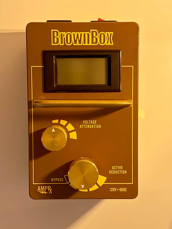 AmpRx BrownBox Tube Amplifier Input Voltage Attenuator 2010s - Brown image 1