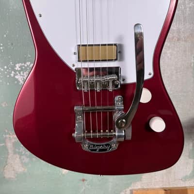 Harmony Silhouette Bigsby with Rosewood Fretboard 2023 - Present - Burgundy image 3