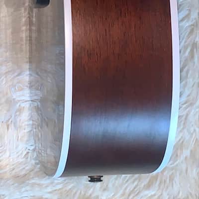 Seagull Artist Mosaic CH CW GT EQ Bourbon Burst Electric acoustic cutaway guitar made in Canada skb Hardshell case image 7