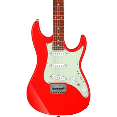 Ibanez AZES31 Electric Guitar Vermilion SSS image 1