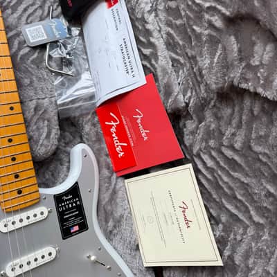 2026 Fender American Ultra II Stratocaster Maple - Avalanche White image 23