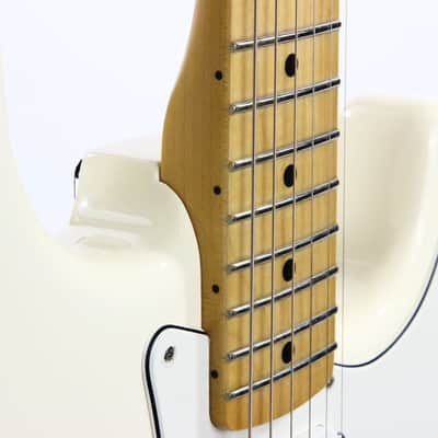 2012 Fender Made in Mexico Stratocaster Olympic White MIM -- Mexican Strat, Maple Neck, Hardshell Case! Bild 21