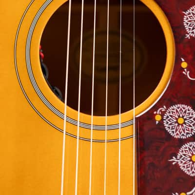 Epiphone J-200 Studio Acoustic/Electric Guitar - Antique Natural image 10