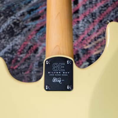 PRS SE Silver Sky - Moon White, Maple image 9