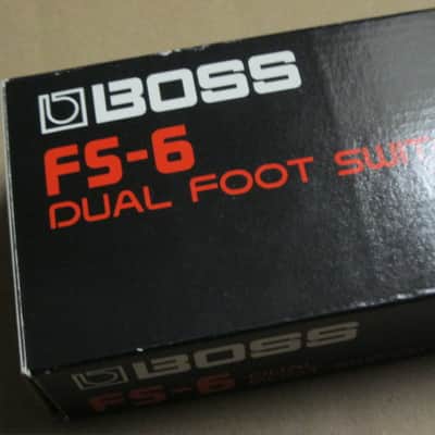 lightly handled (generally mostly very clean) Boss EMPTY BOX ONLY for FS-6 Dual Foot Switch (NO footswitch / NO paperwork) specifically from  2014 - but can be a home for a different year FS-6 footswitch (link for Manual in is description) image 4