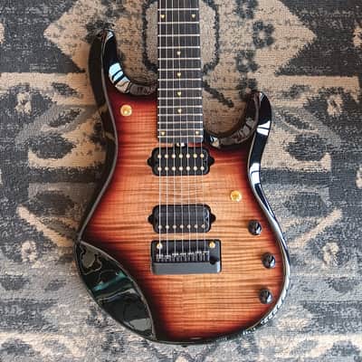 Ernie Ball Music Man John Petrucci Signature 20th Anniversary JP7 2021 - Honey Butter image 2