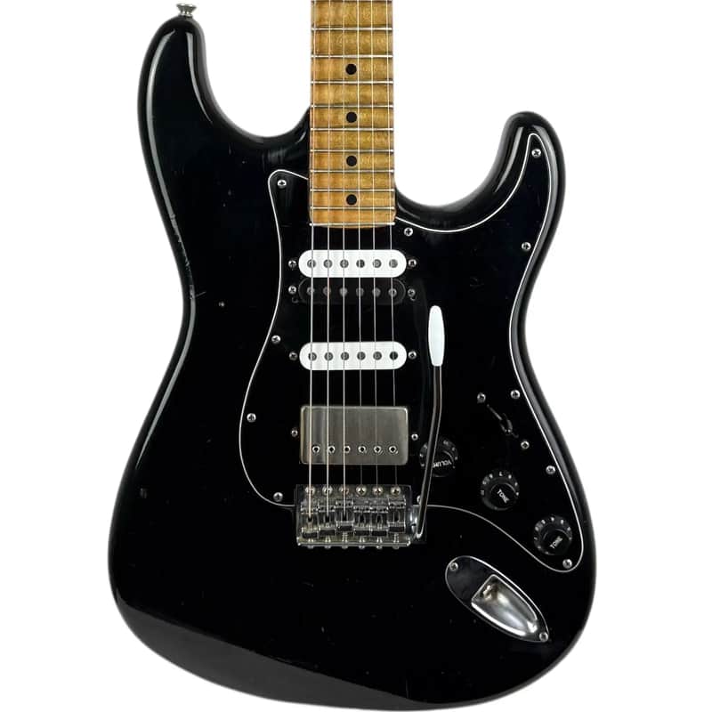 Greco SE450 Scalloped Stratocaster 1980 - Black image 1