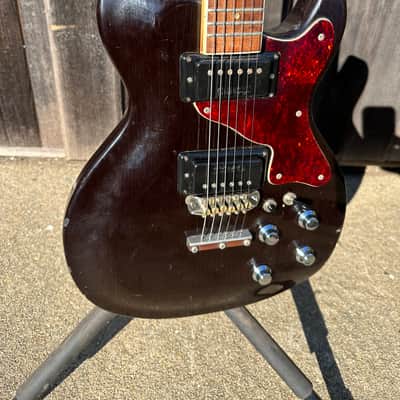 Mosrite Blues Bender 1971-1973 - Black/Burgandy image 3
