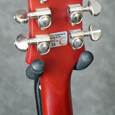 Epiphone SG G-400 2015 - Satin Cherry with Hardcase and setup image 6