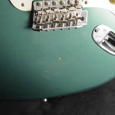 Fender Custom Shop '58 Journeyman Relic Strat Aged Sherwood Green Metallic image 4