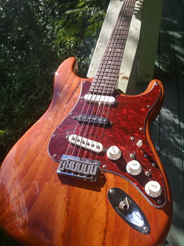 Custom Warmoth Strat Swamp Ash Birdseye Maple Indian Rosewood image 1