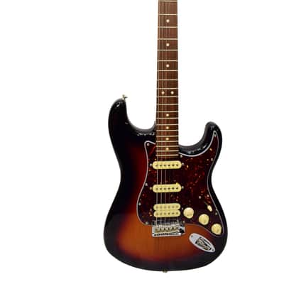2020 Fender Deluxe Stratocaster HSS Electric Guitar, MIM, 3-Color Sunburst image 1