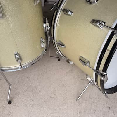 Ludwig Super Classic 1966 - Aged Silver Sparkle image 3