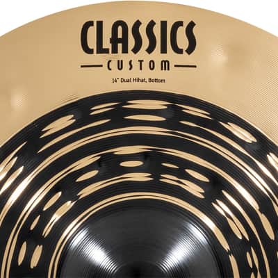 MEINL CC14DUH Classics Custom Dual HiHat 14 Zoll Becken dark/brilliant image 10