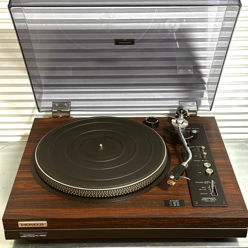 1970s Pioneer PL-1200 Vintage Direct Drive Turntable brown