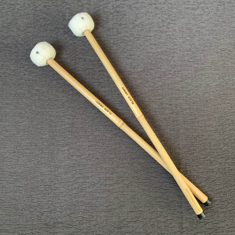 Vintage Black Swamp Medium Bamboo Timpani Mallets image 1