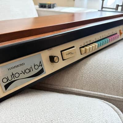 Hammond Auto-Vari 64 Analog Drum Machine 1974 - 1979 - Silver / Wood image 3