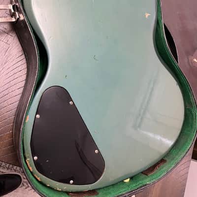 Vintage 1967 Gibson Melody Maker D with Vibrola Pelham Blue Original Case Music City Bridge Savvy image 5