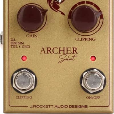 J Rockett Archer Select Overdrive Effects Pedal image 1