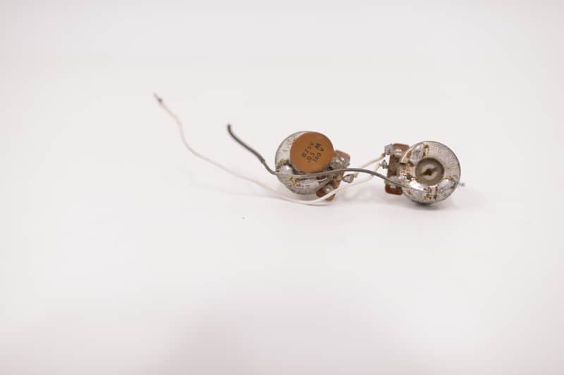 1981 Vintage Fender Precision Bass Potentiometer Pots Set Harness 1980's image 1