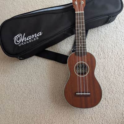 Ohana SK-21 Mahogany Sopranino Ukulele with Case / Bag, Free Shipping, NOT B STOCK image 7
