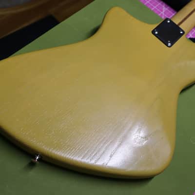SkunkWerx USA Custom "Aster" Meteora Bass 2021 Butterscotch Fender Japanese JB Neck SD Dragonfire image 9
