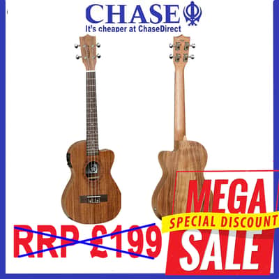 Tanglewood Tiare Electro Acoustic Tenor Ukulele TWT17E with Built-In Tuner image 1