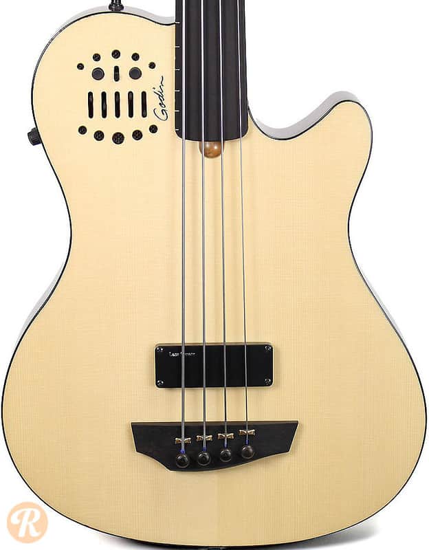 Godin A4 Ultra Fretless Natural | Reverb