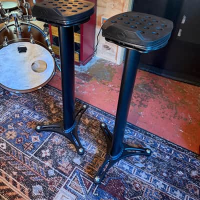 Ultimate Support MS-100B Adjustable Studio Monitor Stands (Pair) - Black Bild 3