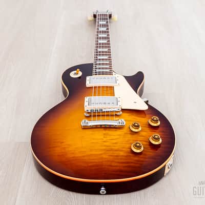 2016 Gibson Custom Shop True Historic 1958 Les Paul Standard R8 Vintage Dark Burst w/ Case, Tags & COA image 10