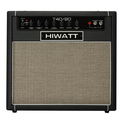 Hiwatt TB40/20 1x12 Combo, 40/20W 2-Channel Guitar Amplifier with Spring Reverb, 23.43x25.39x13.39 Inches image 1